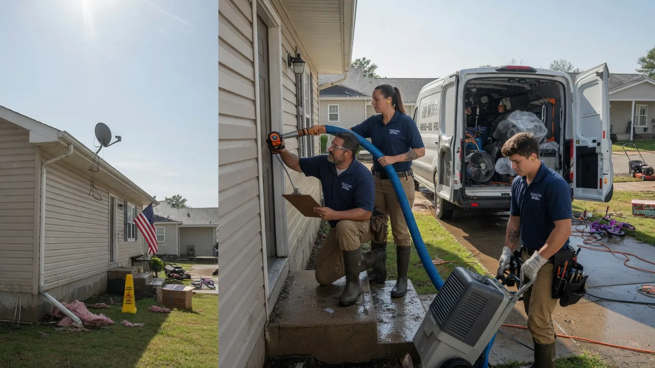 Ceiling Water Damage Restoration in May, OK near me