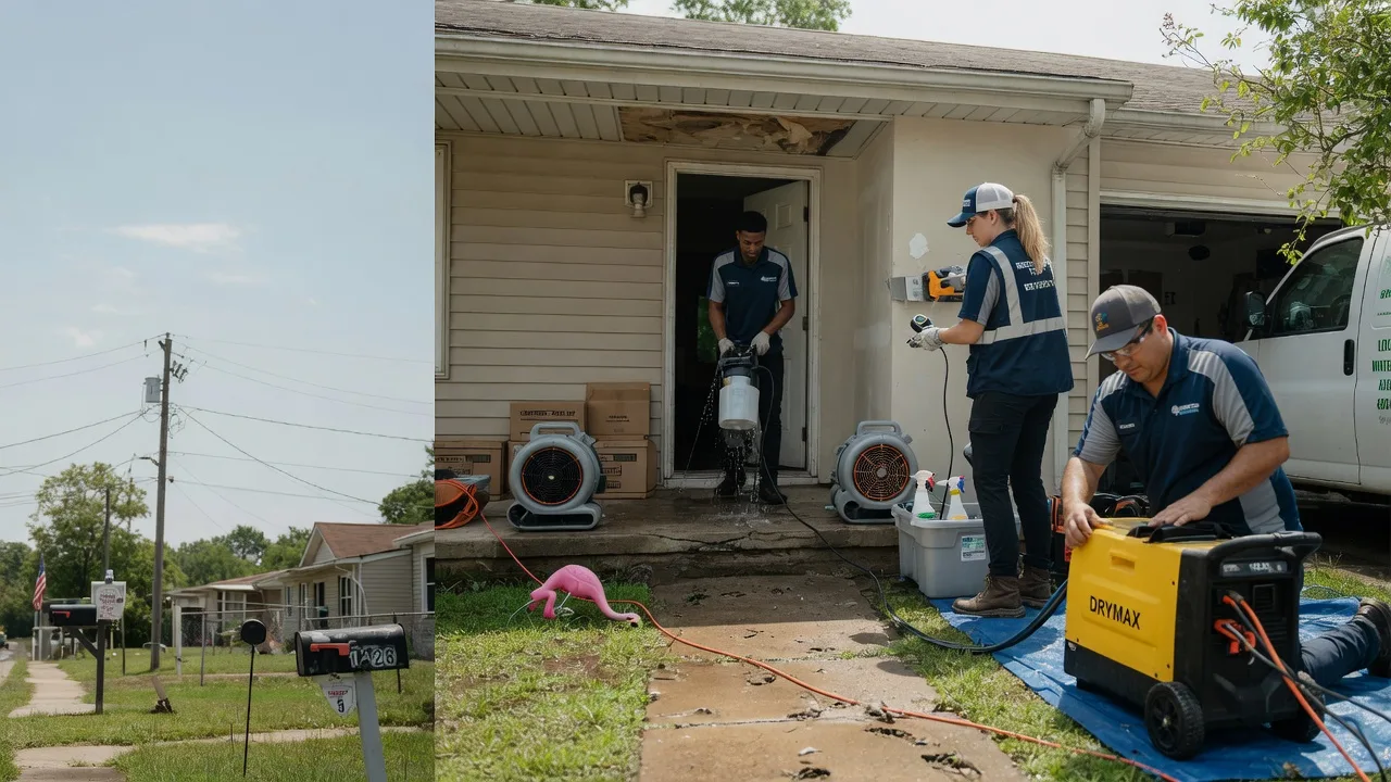 Storm Damage Water Removal in May, OK near me